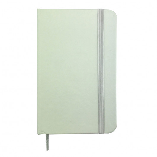 White Adroit PU Notebooks